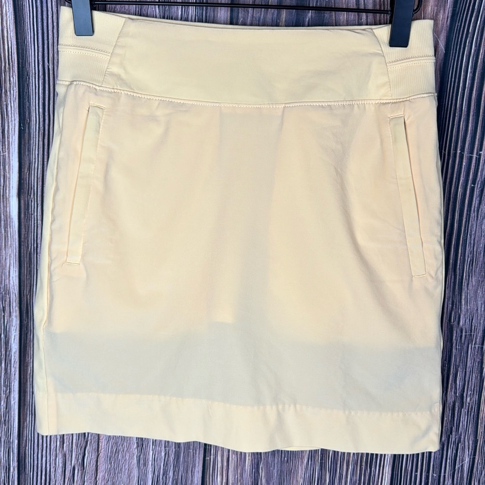 Athleta Yellow Fairway High-rise Golf Skort- Size 0